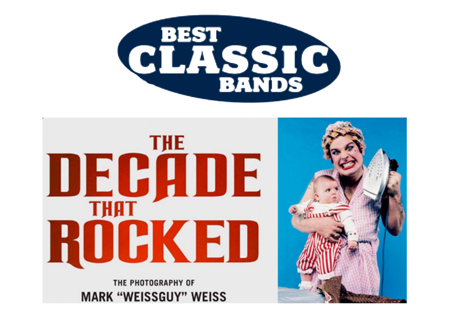 A picture of the cover of best classic bands magazine.