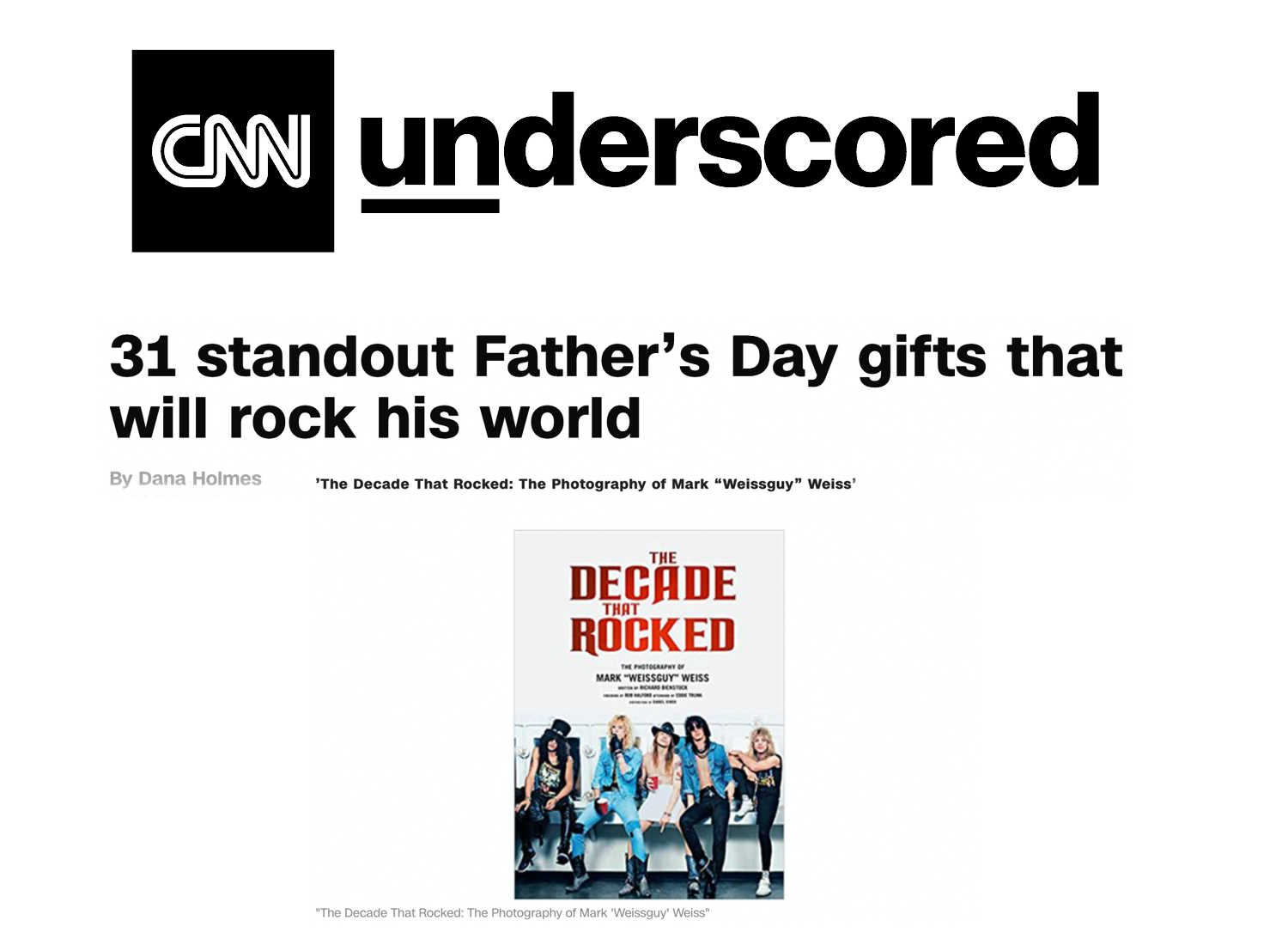 A picture of the cover of cnn 's article on father 's day.