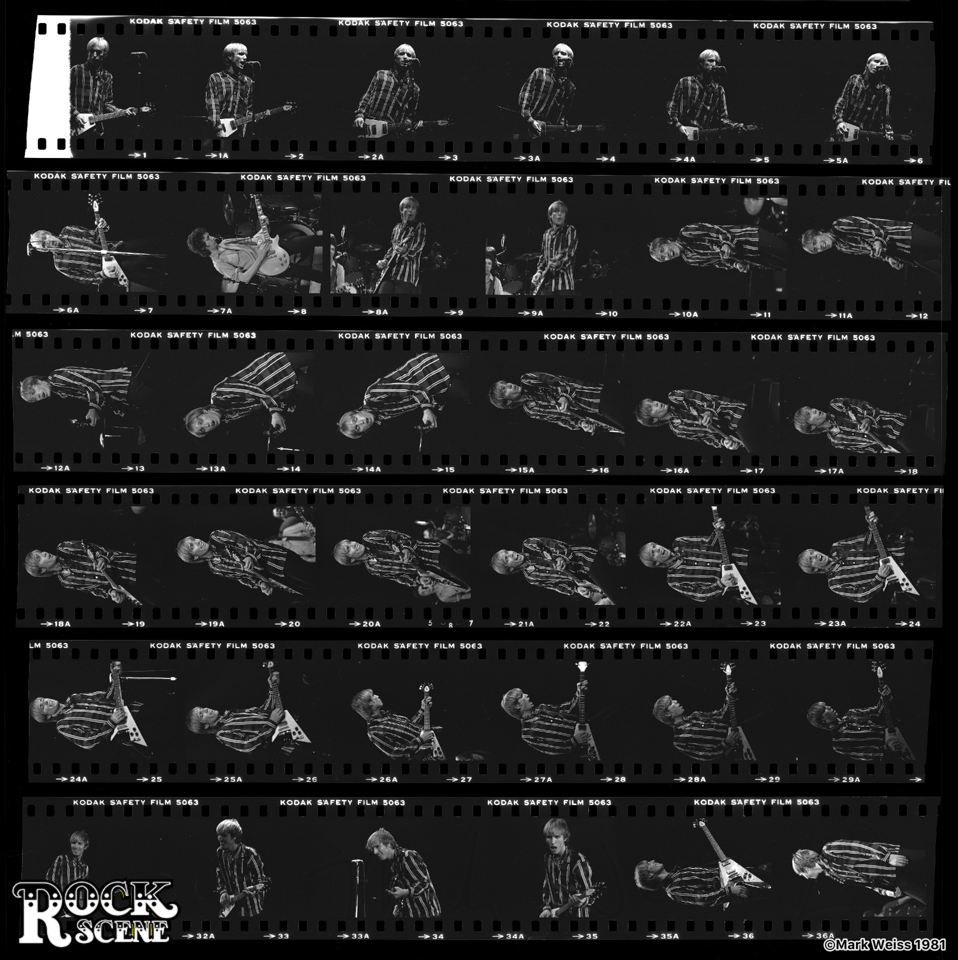 Tom Petty – Contact Sheet – 1981