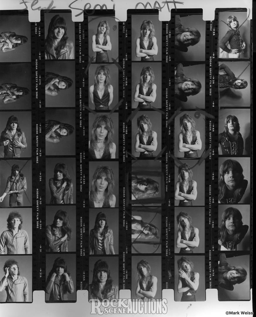 Ozzy Osbourne – Contact Sheet – 1981