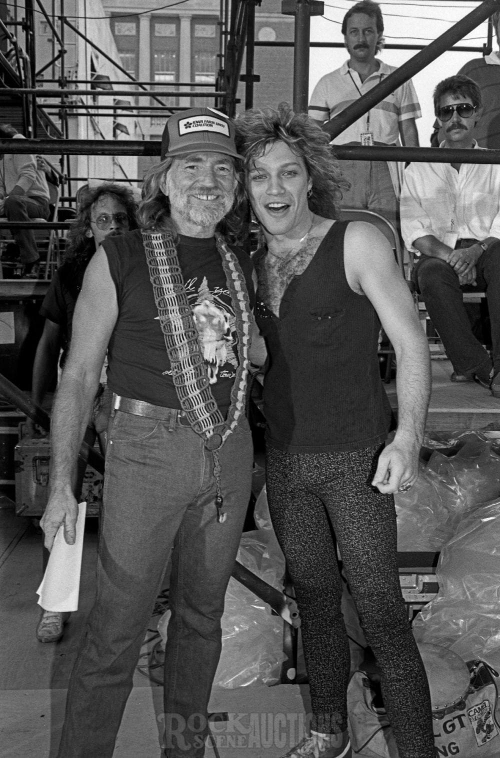 Jon Bon Jovi and Willie Nelson – 1985