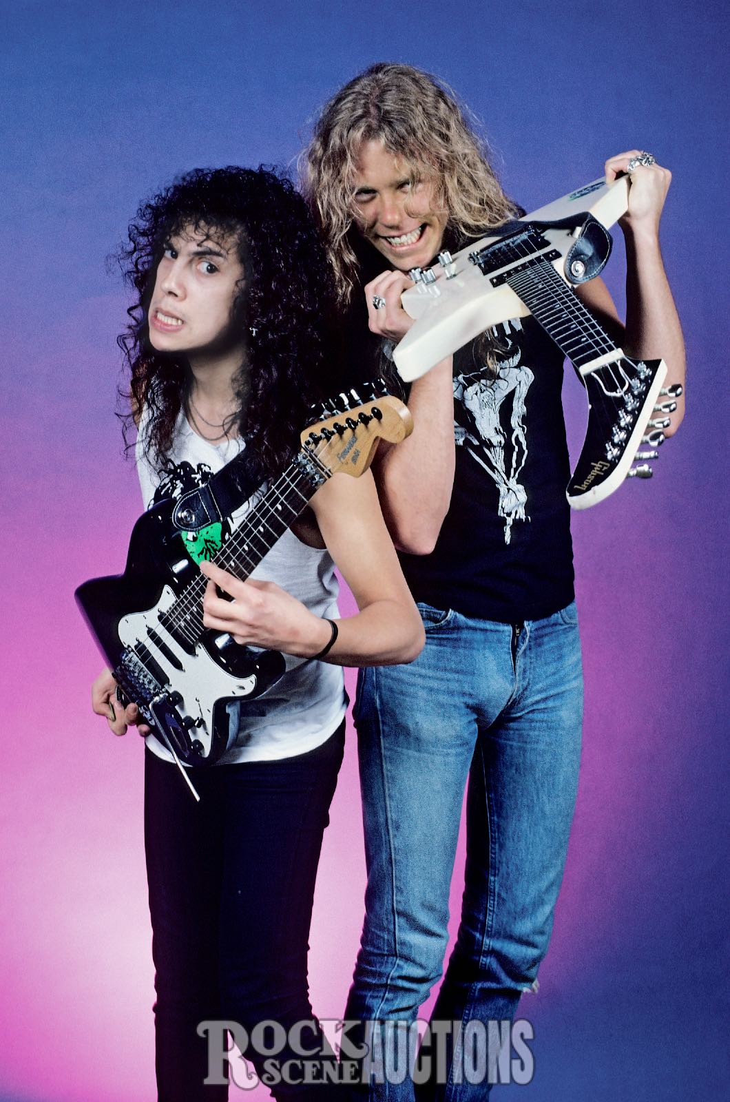 Kirk Hammett and James Hetfield – 1986