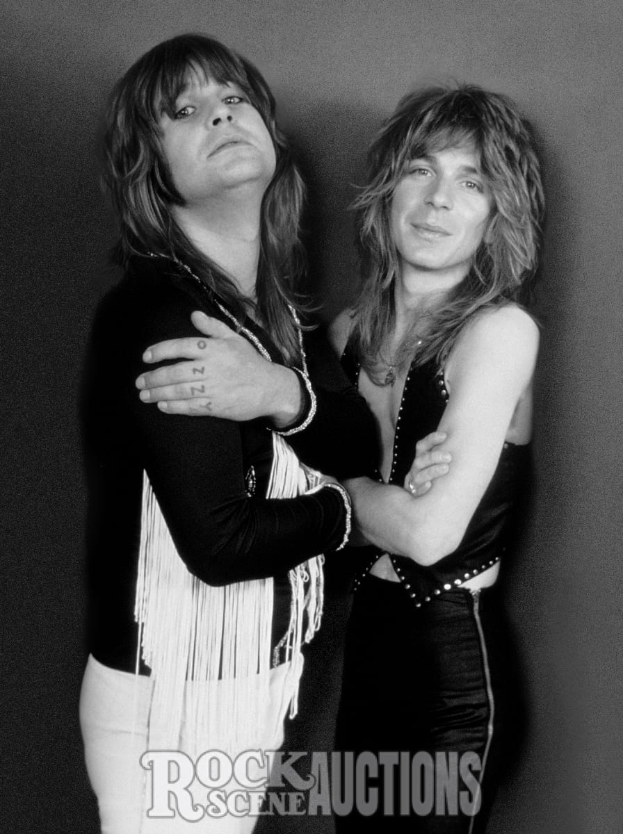 Ozzy Osbourne and Randy Rhoads – 1981