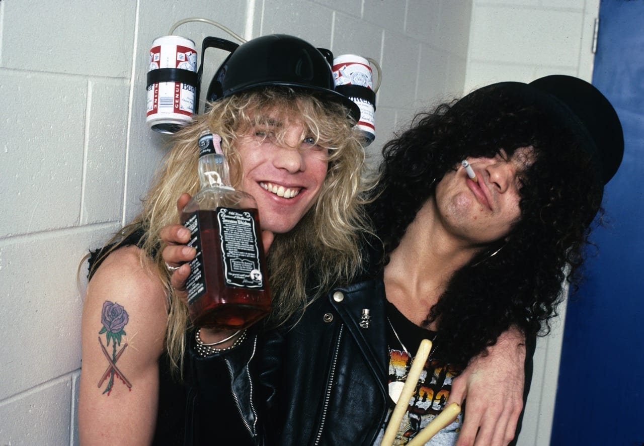 Steven Adler & Slash 1987