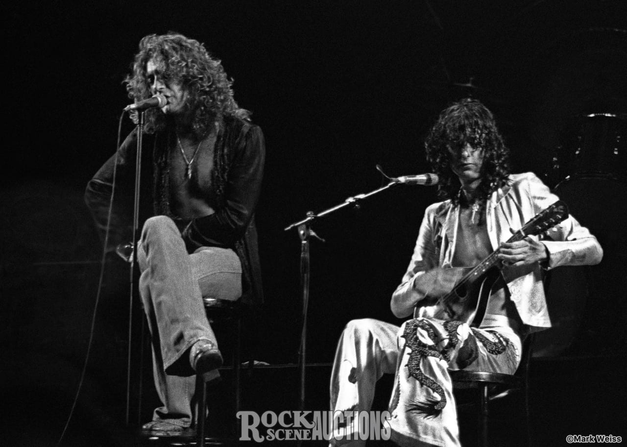 Robert Plant and Jimmy Page – 1977