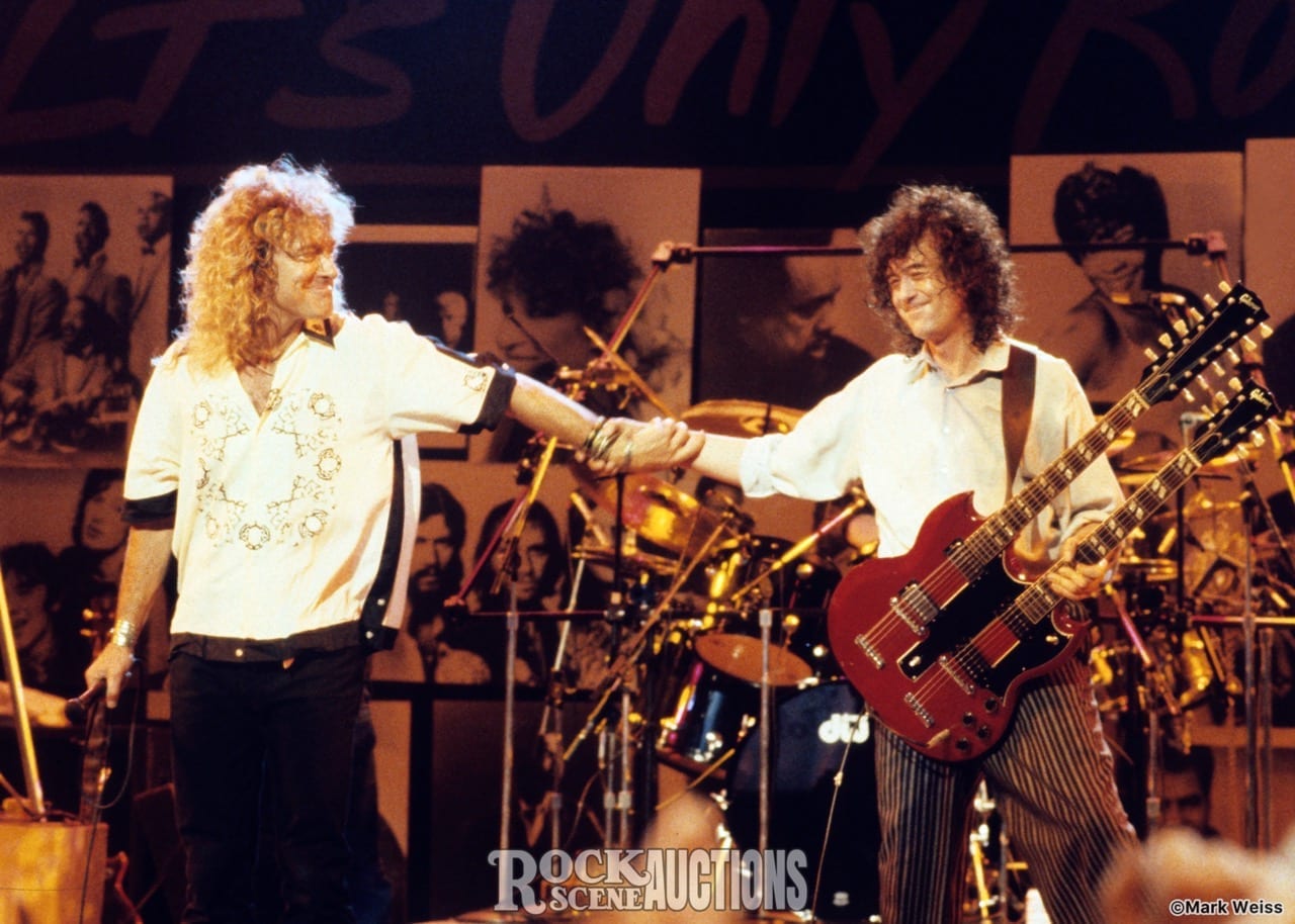 Robert Plant and Jimmy Page – 1988