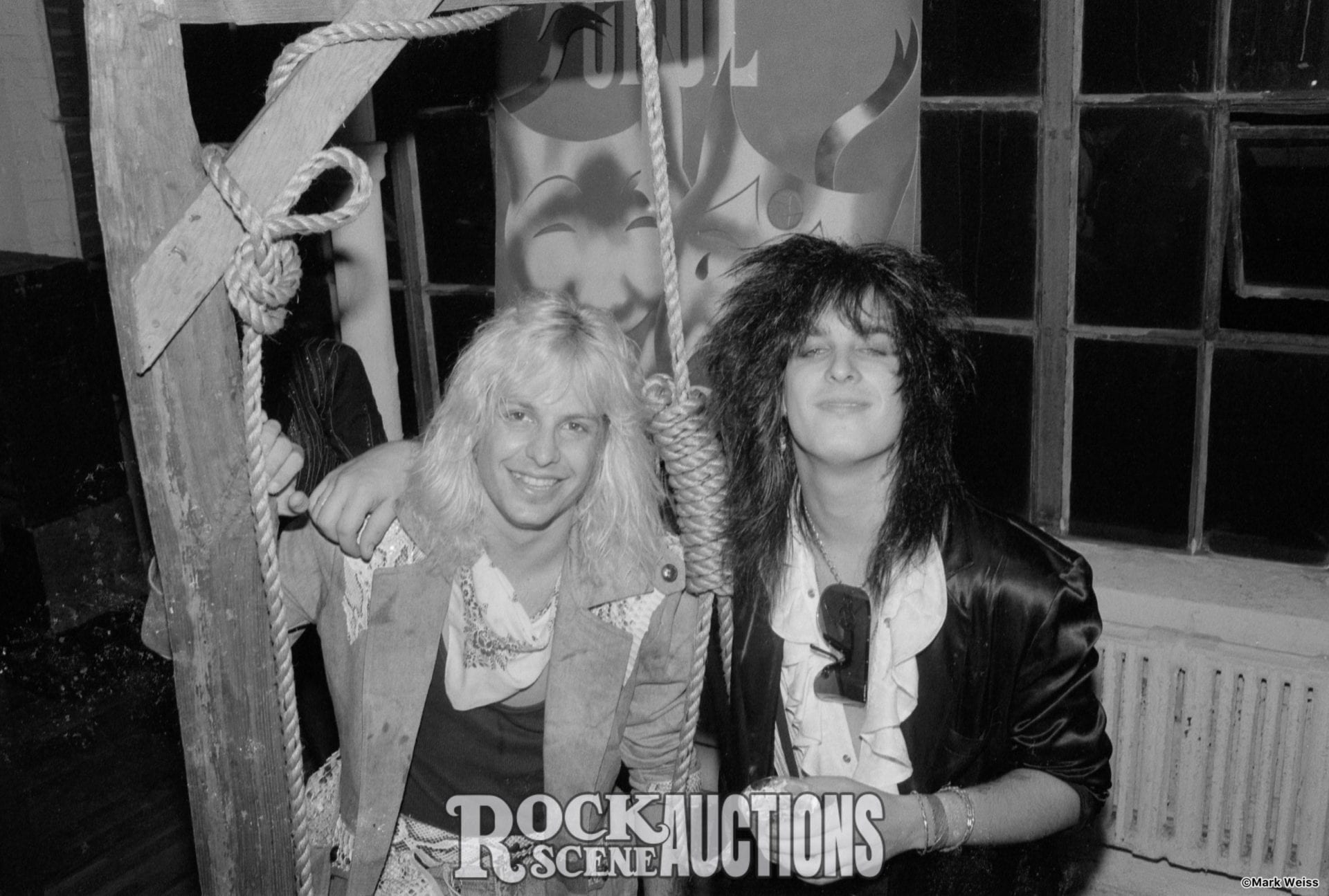 Vince Neil and Nikki Sixx – 1985