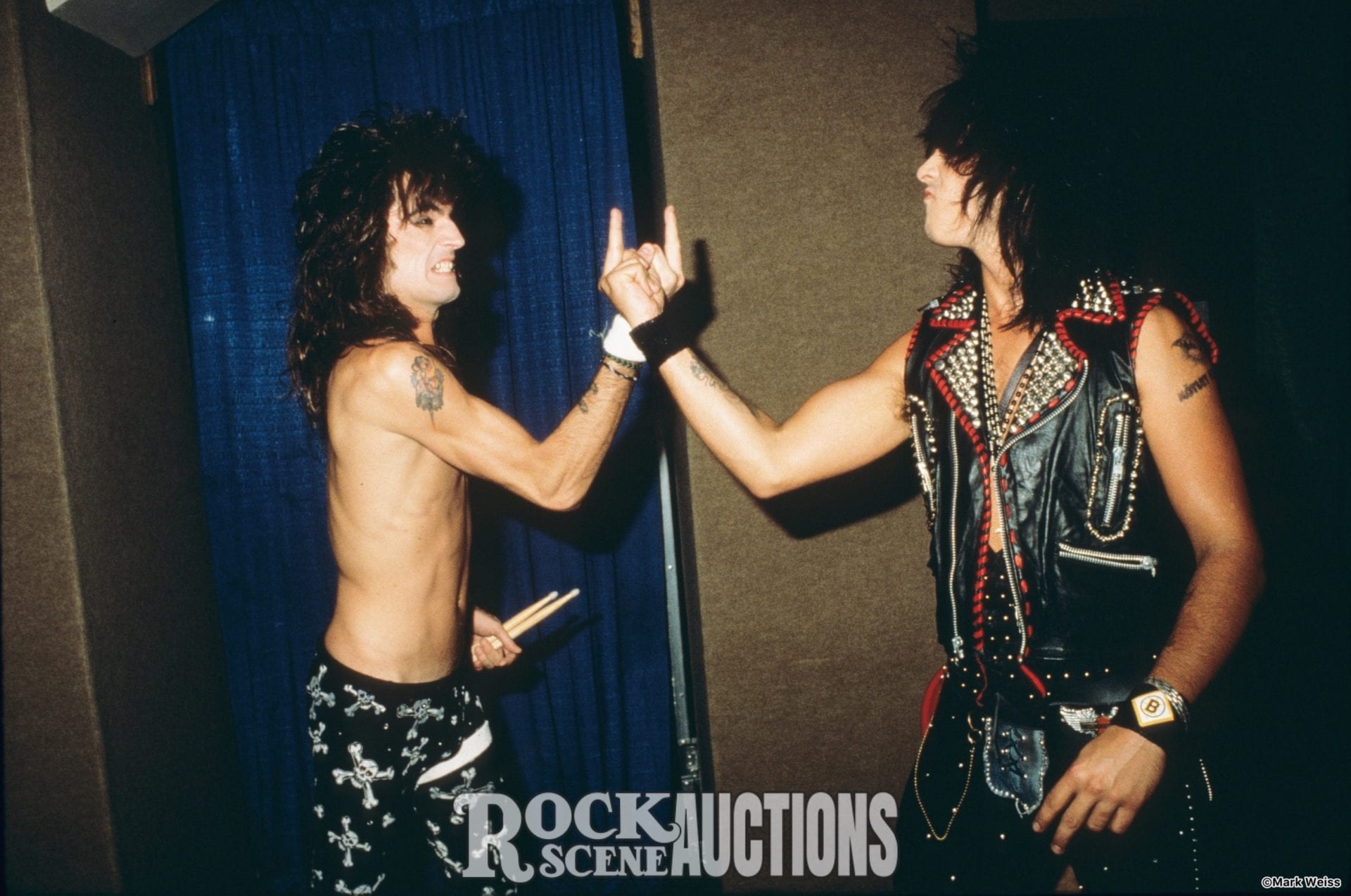 Tommy Lee and Nikki Sixx – 1987