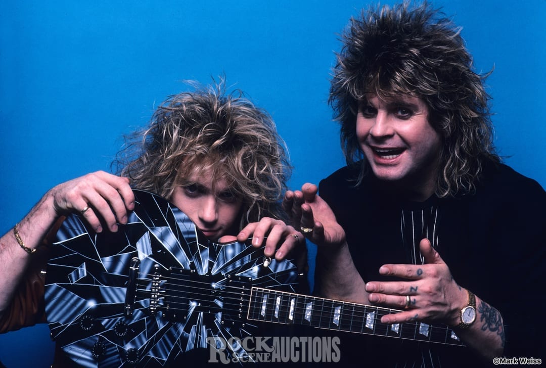 Ozzy Osbourne and Zakk 1987