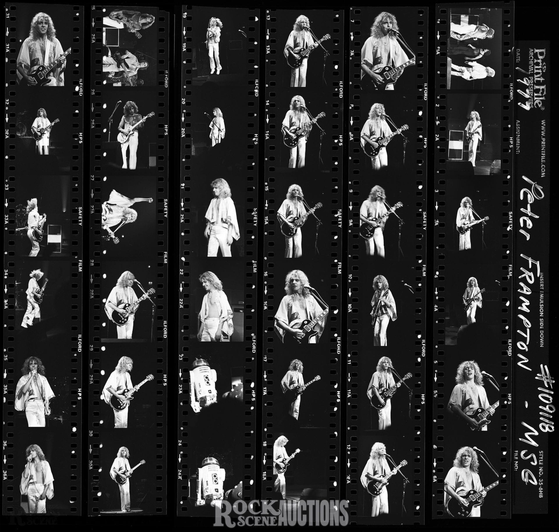 Peter Frampton – Contact Sheet – 1977